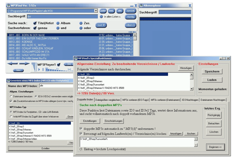 MP3Find Screenshot